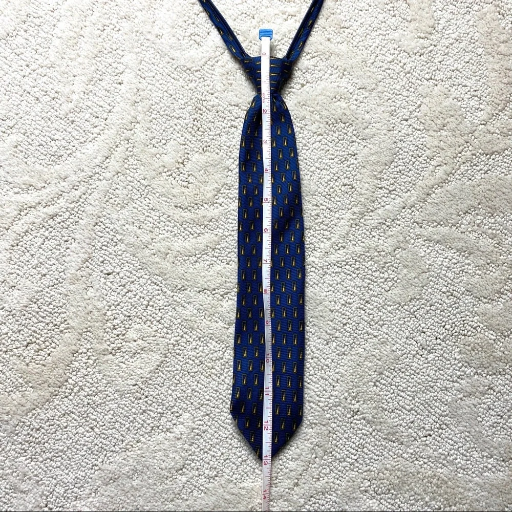 IMP ORIGINALS Zipper Tie 100% Silk